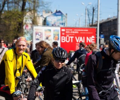 Critical mass 2012 in Riga