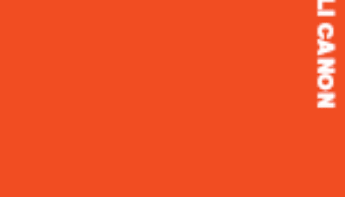 An orange cover with the words'the mulling canon'.